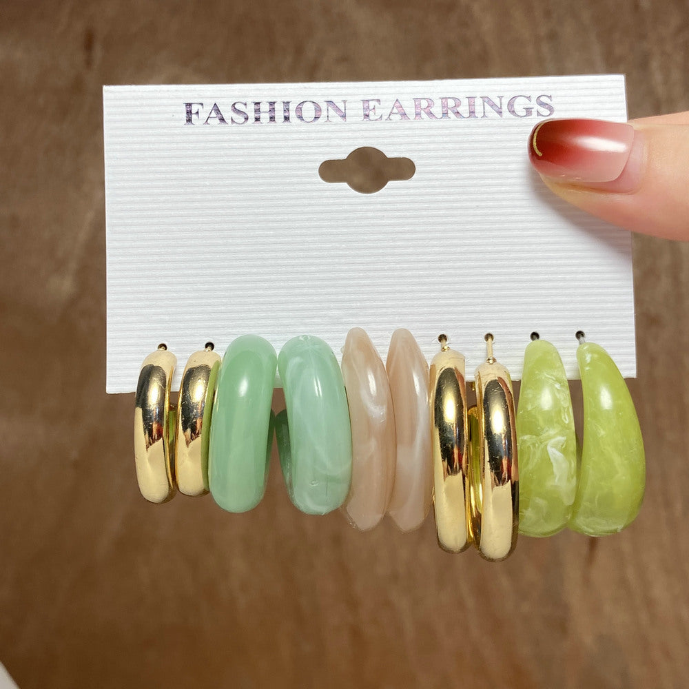 Damen Ohrstecker-Set mit eleganten und variierenden Designs Shop Nory