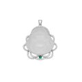Damen Eleganter Buddha-Anhänger mit Zirkonia-Verzierung Shop Nory