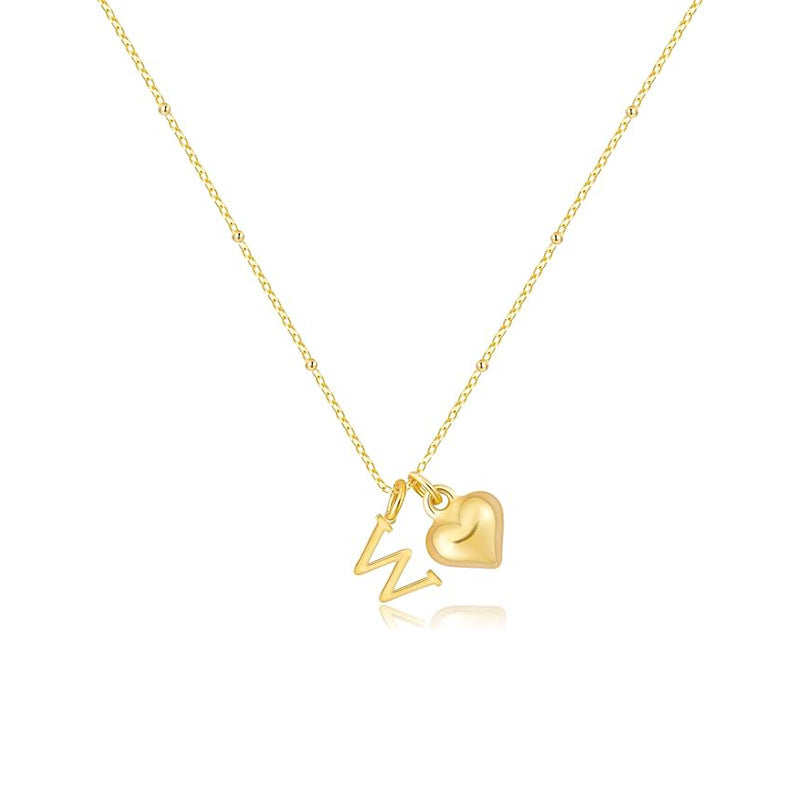 Damen Namenshalskette mit personalisiertem Anhänger und glänzenden Zierdetails Shop Nory