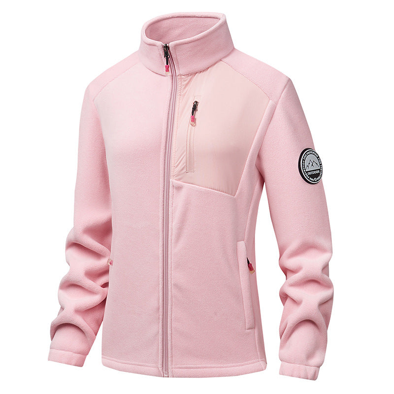 Herren Bequeme Fleecejacke mit Stehkragen Shop Nory