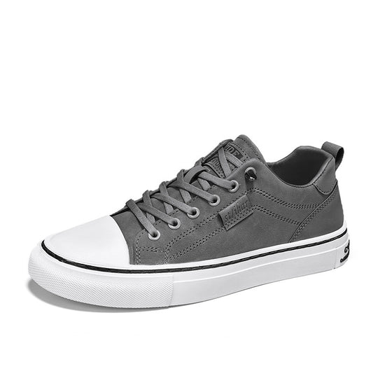 Herren klassische Low-Top Sneaker im Canvas-Look mit verstärkter Zehenkappe und gepolstertem Komfortfußbett Shop Nory