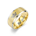 Herren Ring mit gravierter Krone und flossierendem Design Shop Nory
