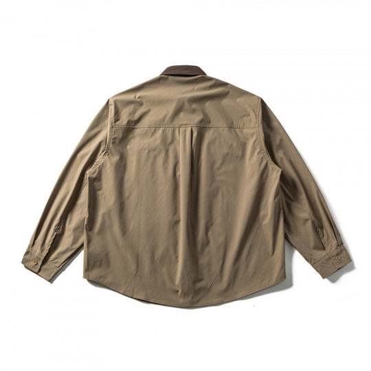 Herren Oversized-Hemd im Relaxed‑Fit mit Kontrastkragen und aufgesetzter Brusttasche Shop Nory