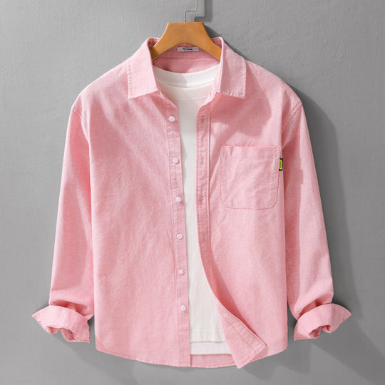 Damen Leichtes Baumwoll-Overshirt mit Kentkragen, aufgesetzter Brusttasche und Relaxed-Fit Shop Nory