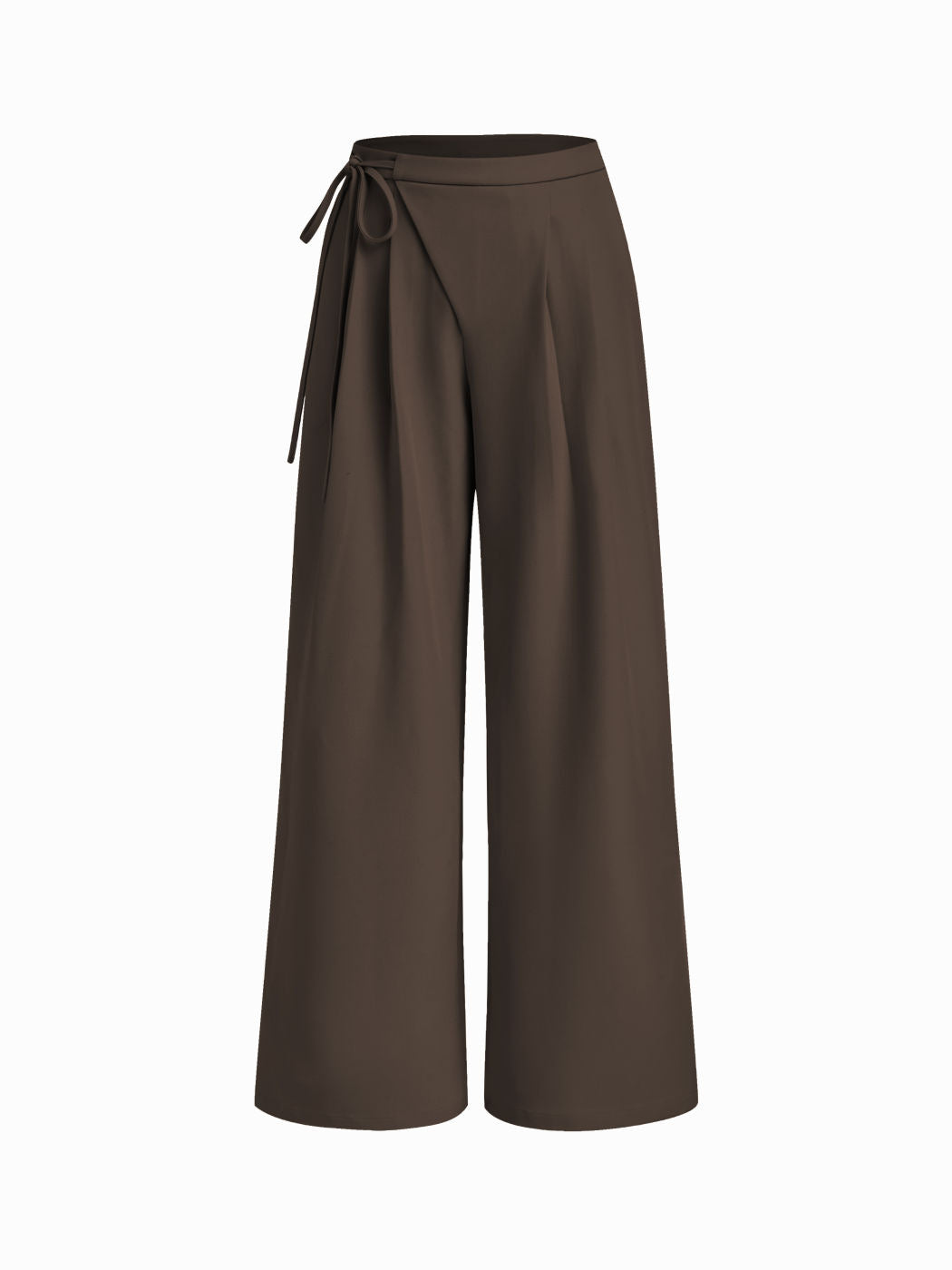 Damen Weite Nadelstreifen-Hose mit Wickel-Taille Shop Nory