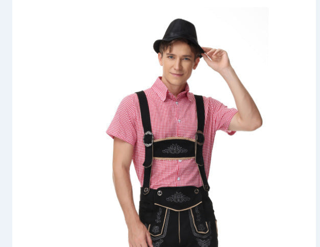Herren Stilvolles Trachten-Outfit mit aufwändigen Stickereien und modernen Akzenten