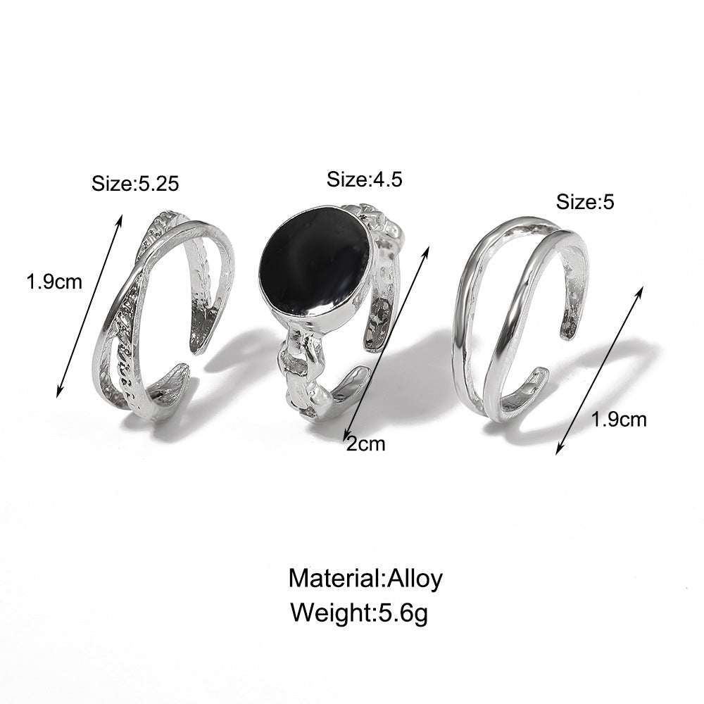 Damen Ring-Set mit einzigartigem, filigranem Design und funkelnden Zirkonia Shop Nory