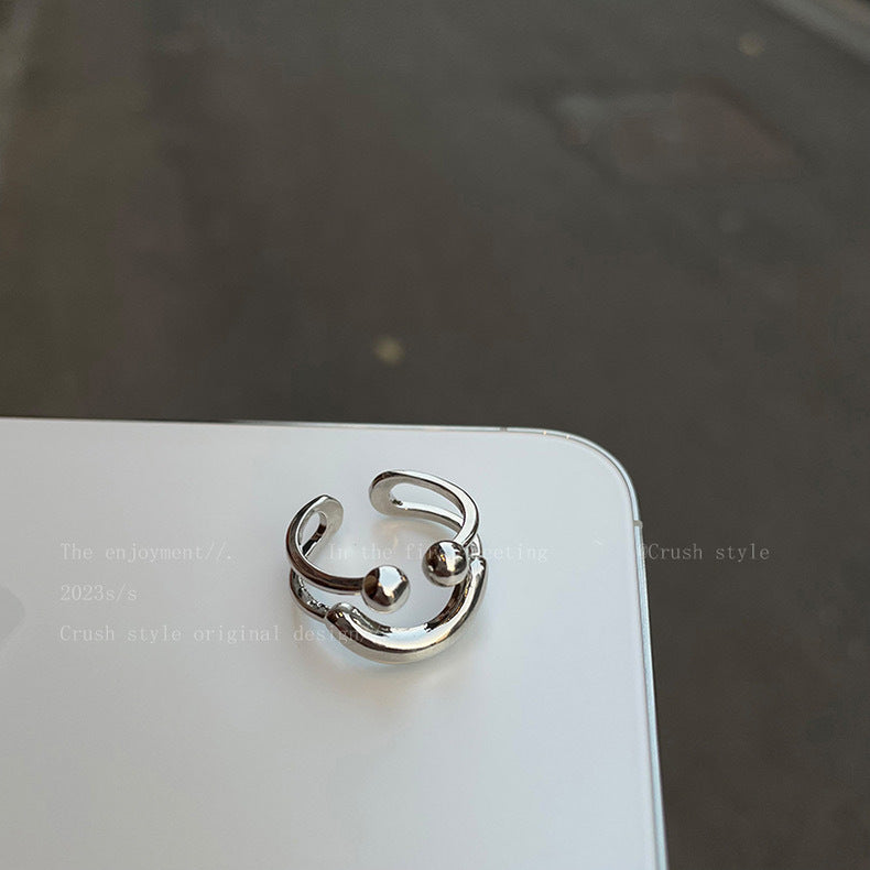 Damen Offener Ring mit modernem, skulpturalem Design Shop Nory