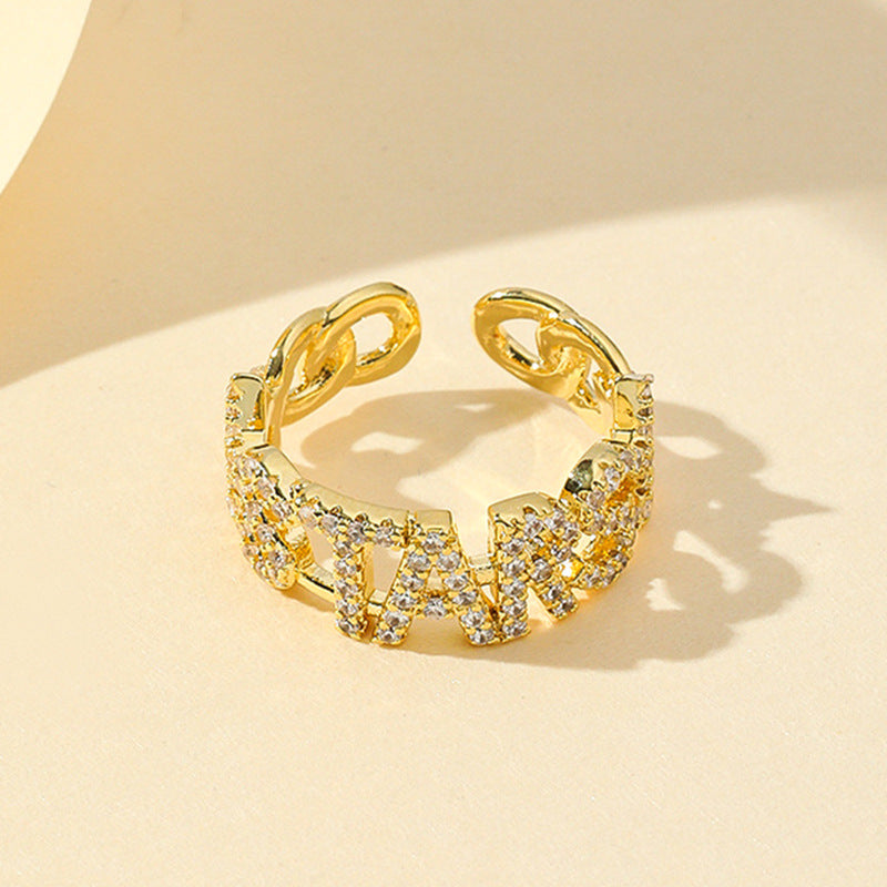 Damen Schmuckring mit funkelnden Zirkonia Shop Nory