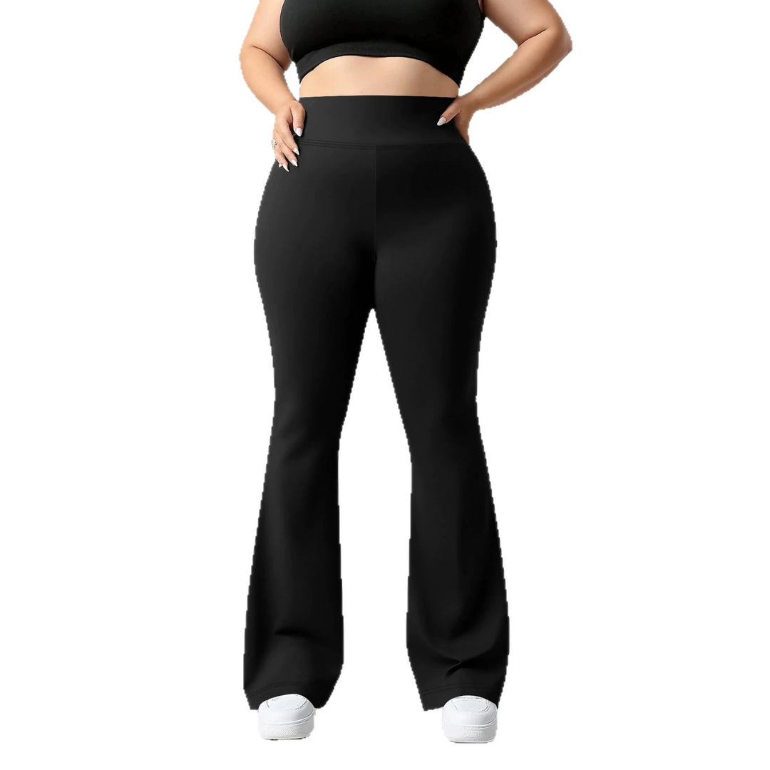 Damen Flare-Leggings mit hohem Bund, butterweichem Stretch und formender Hüftnaht Shopy Nory