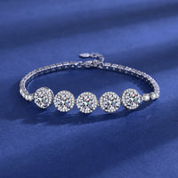 Vollbesetztes Rundfassung-Armband S-32