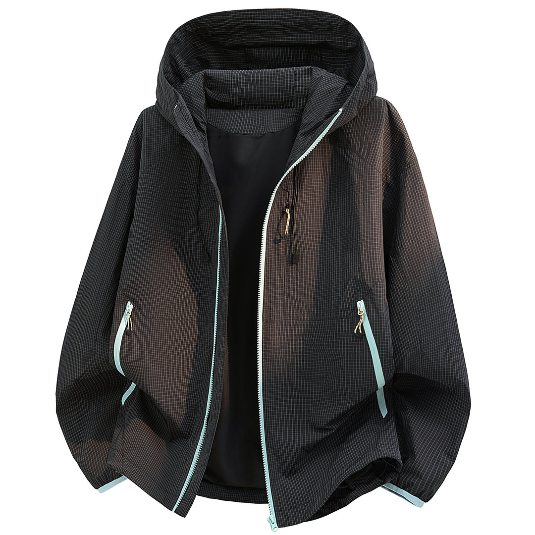 Damen Wasserabweisende Übergangsjacke mit Kapuze Shop Nory