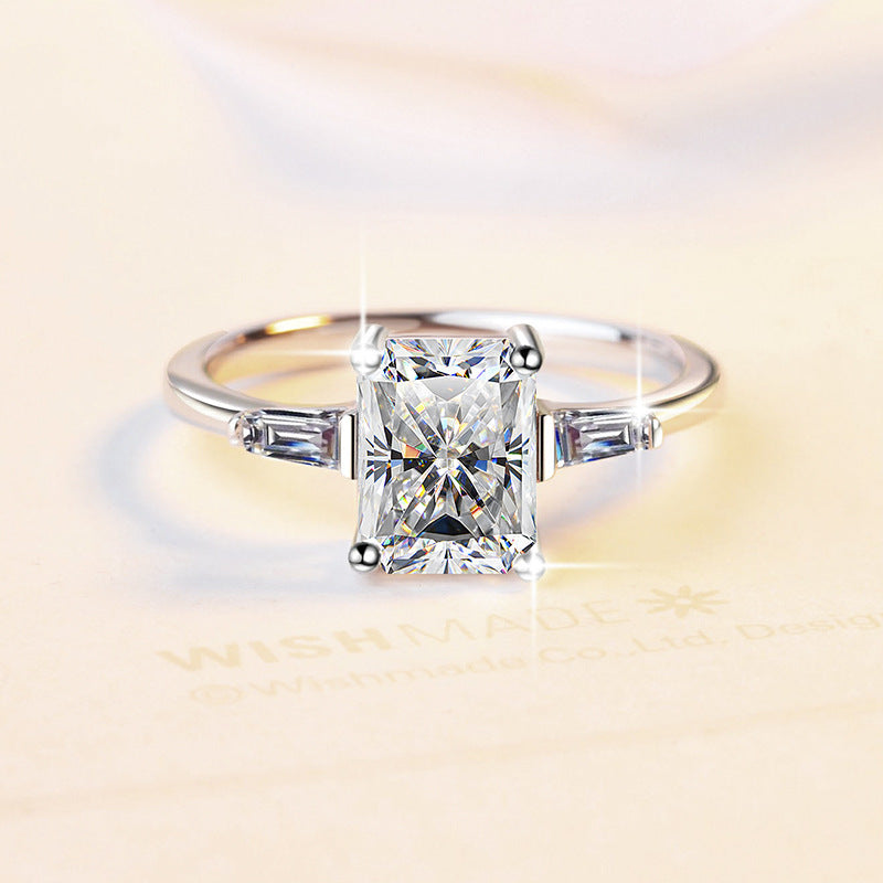 Damen Solitärring mit elegantem Quarzkristall und filigranem Design Shop Nory