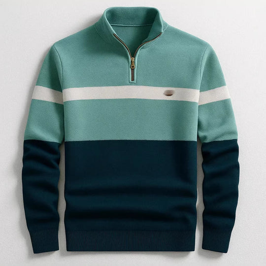Herren Modischer Halbzip-Pullover