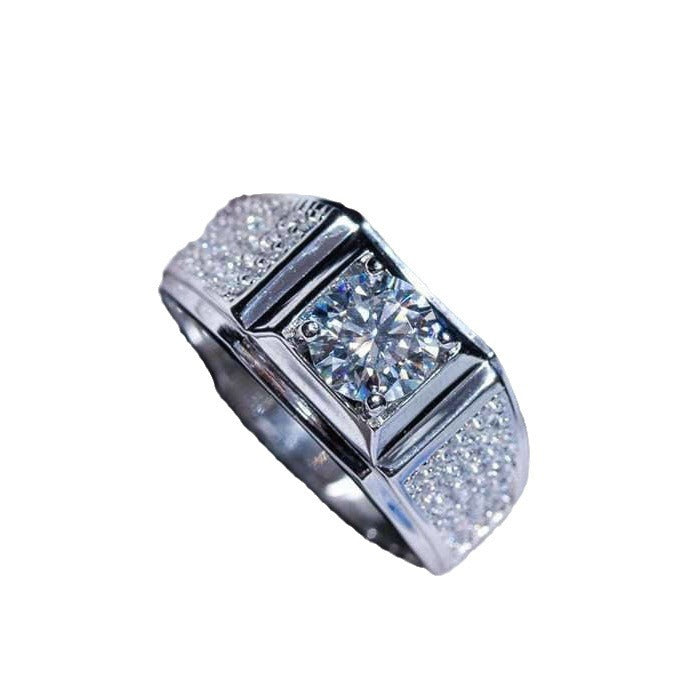 Damen luxuriöser Anhänger-Ring mit funkelndem Zirkonia Shop Nory