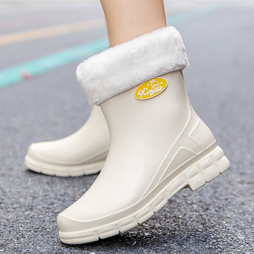 Damen Wasserdichte EVA-Ankle-Gummistiefelette mit rutschfester Profilsohle Shop Nory