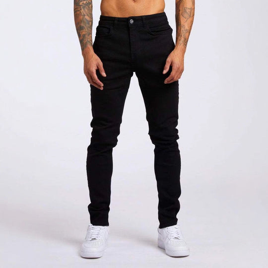 Herren Slim-Fit Jeans mit elastischem Komfortbund und modernen Details