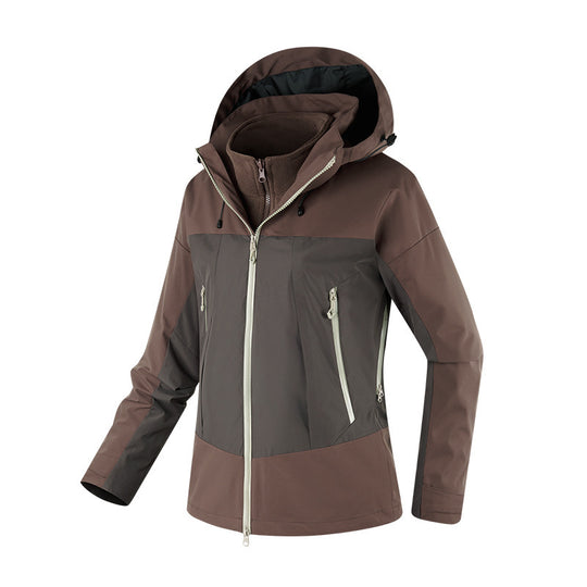 Damen Wetterfeste Urban-Trekkingjacke mit Thermo-Fleece-Inlay und verschweißten Reißverschlüssen Shop Nory