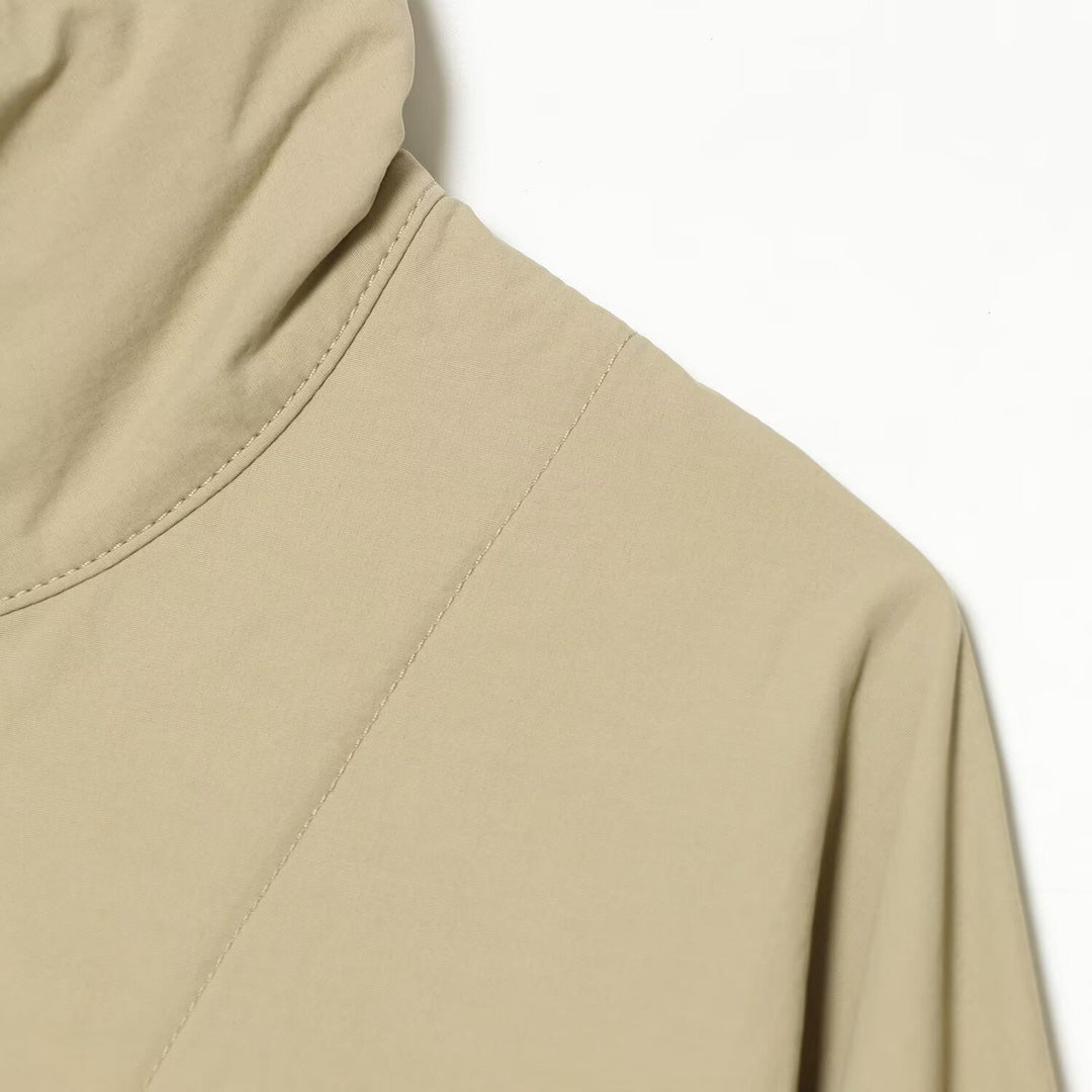 Damen Oversized Regenjacke im Cape‑Stil mit Stehkragen und Druckknopfblende Shop Nory
