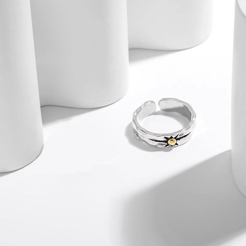 Damen stilvoller Ring mit Stern-Design Shop Nory