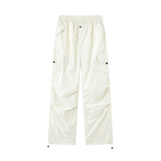 Unisex Leichte technische Cargo-Hose mit Kordelzug und verstellbarem Saum Shop Nory