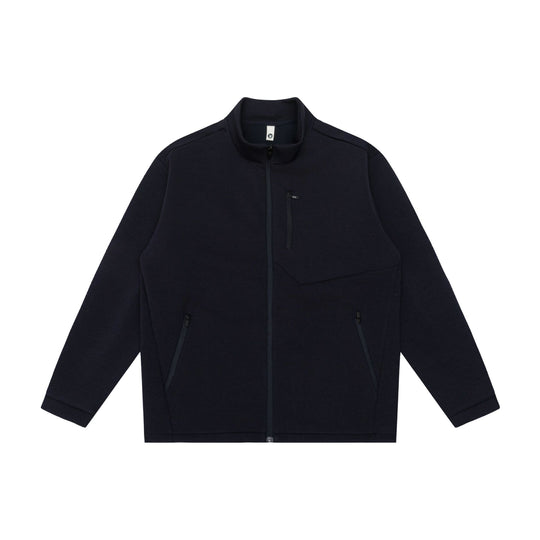 Unisex Minimalistische Kurzjacke mit Stehkragen und funktionalen Reißverschlusstaschen Shop Nory