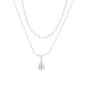Damen Halskette mit eleganten Tropfenformen Shop Nory