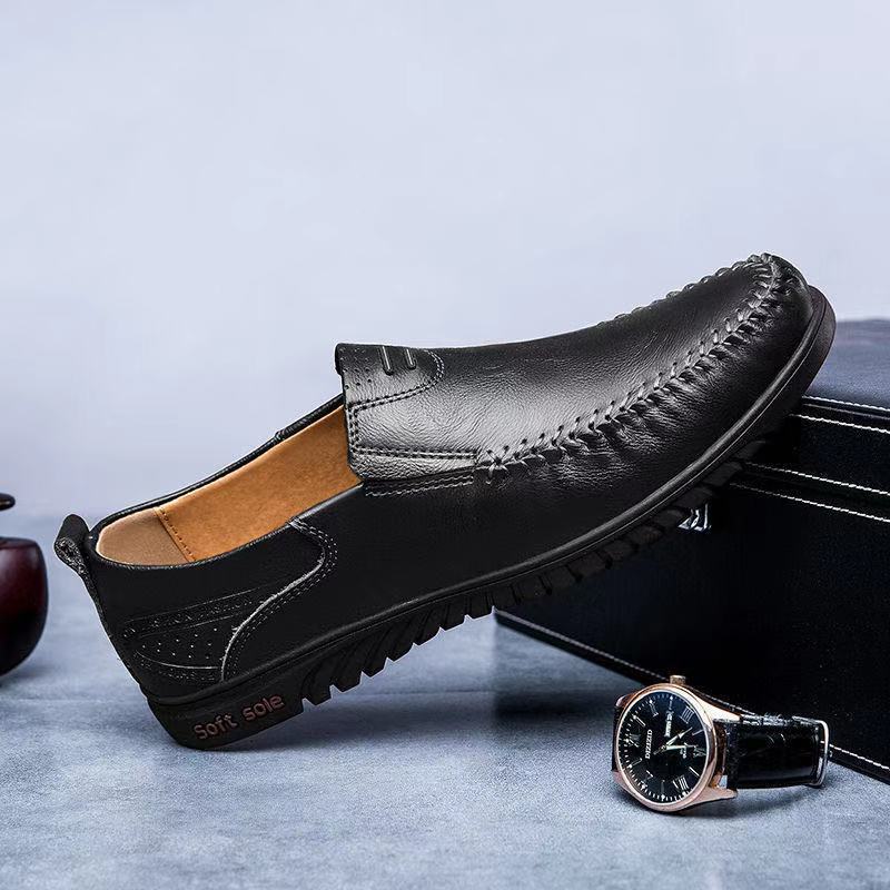 Herren Elegante und leichte Mokassins mit rutschfester Sohle Shopnory