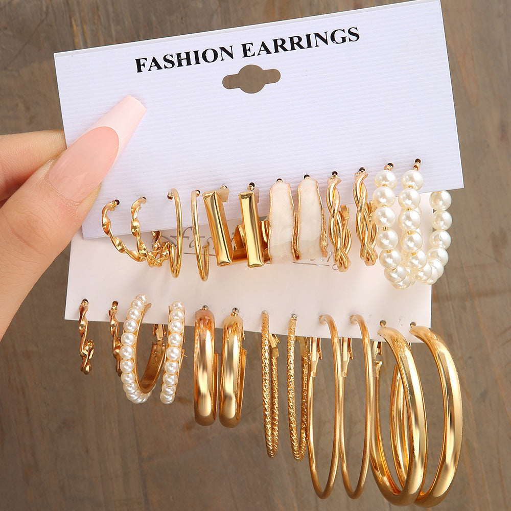 Damen Ohrstecker-Set mit eleganten und vielfältigen Designvariationen Shop Nory