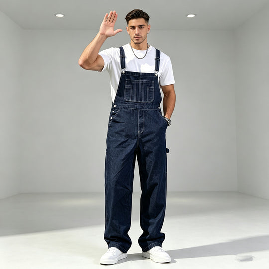 Herren Modische Denim-Latzhose Shop Nory