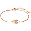 Damen Armband mit herzförmigem Anhänger und filigranem Design Shop Nory
