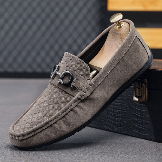 Herren Elegante Velours Mokassins Shop Nory