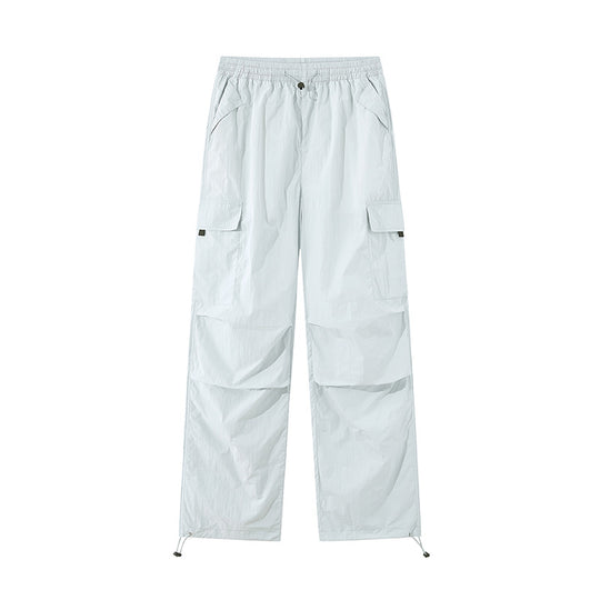 Unisex Leichte technische Cargo-Hose mit Kordelzug und verstellbarem Saum Shop Nory