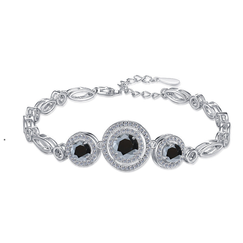 Damen elegantes Armband mit strahlenden Kristallen Shop Nory