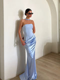 Damen Bodycon Abendkleid mit eleganter Drapierung Shopnory