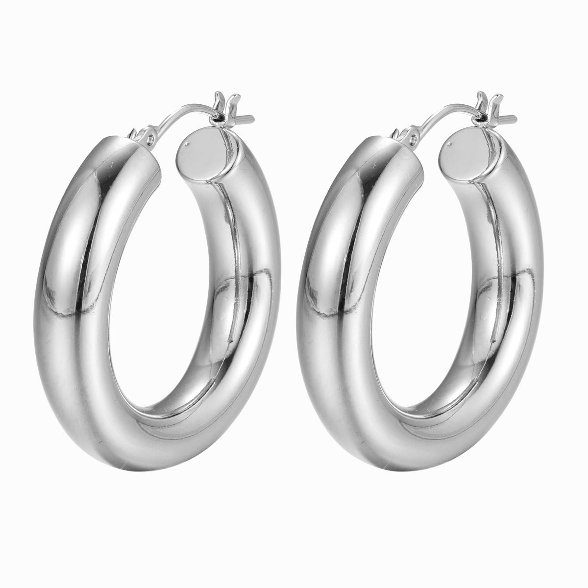 Damen Creolen mit trendy Zwirbelstruktur Shop Nory