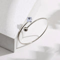 Damenarmband mit quadratischem Zirkonia-Anhänger und modernem Design Shop Nory