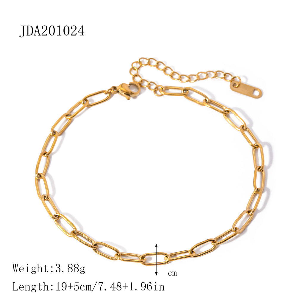 Damen Armband mit eleganten Perlenakzenten und hypoallergenem Edelstahl Shop Nory