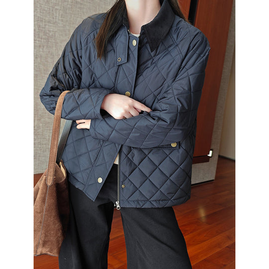 Damen Modische Steppjacke mit Kragen Shop Nory