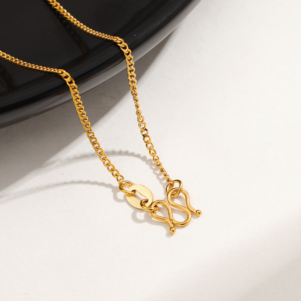 Damen filigrane Gliederkette mit elegantem Verschluss Shop Nory