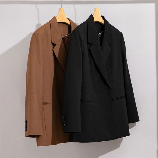 Damen Longline-Blazer mit verdeckter Knopfleiste und schmaler Silhouette Shop Nory