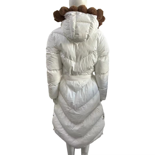Damen Modische Daunenjacke mit hochabschließendem Kragen