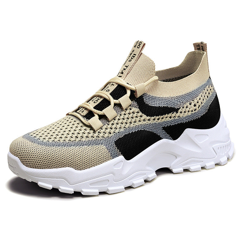 Herren nan gestrickter Sockensneaker mit elastischem Schlupfdesign und profiliertem Trail-Plateau Shop Nory