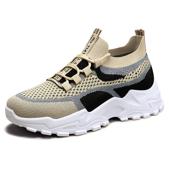 Herren nan gestrickter Sockensneaker mit elastischem Schlupfdesign und profiliertem Trail-Plateau Shop Nory