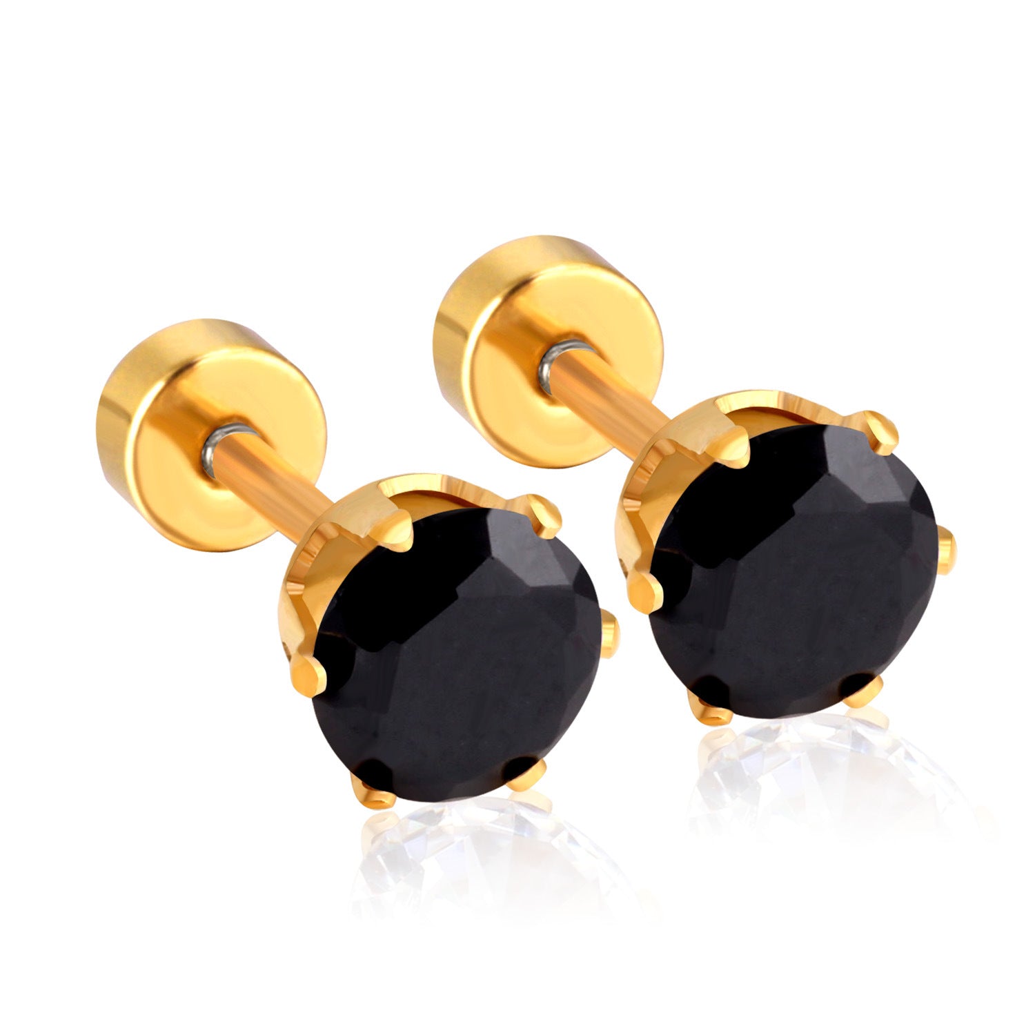 Damen Ohrstecker mit funkelndem Kristall und hochwertigem Edelstahl Shop Nory