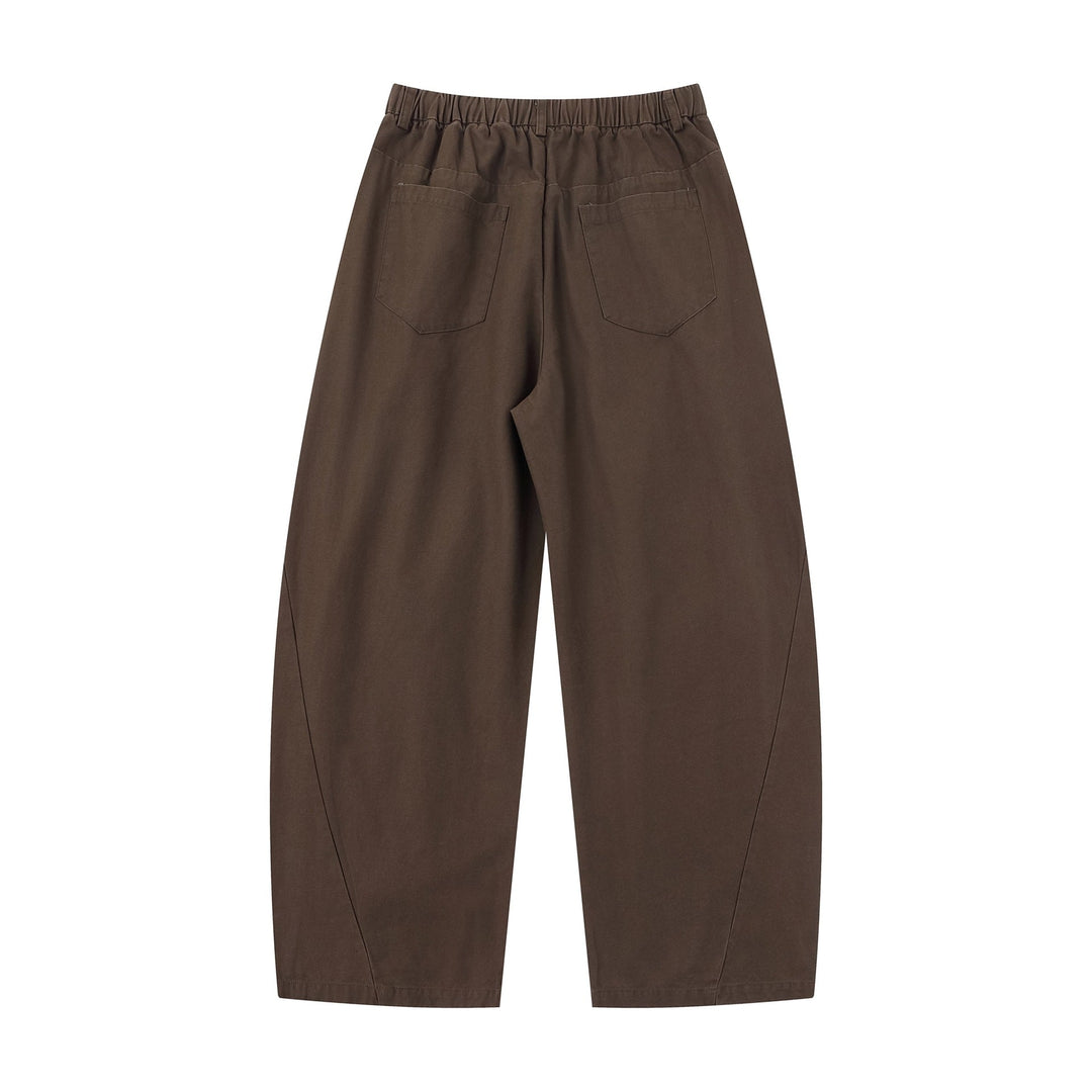 Damen Weite Culotte-Hose mit dekorativen Falten und elastischem Bund Shop Nory
