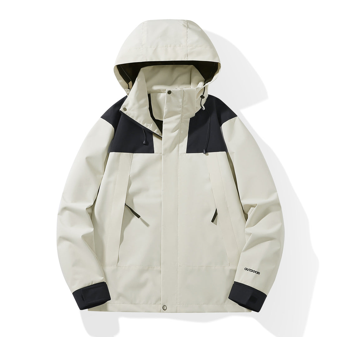 Herren Wetterfester Shell-Parka mit verstellbarer Kapuze und verdeckten Reißverschlüssen Shop Nory