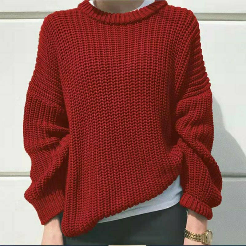Shopnory | Fester Strickpullover mit Hochwertiger Verarbeitung