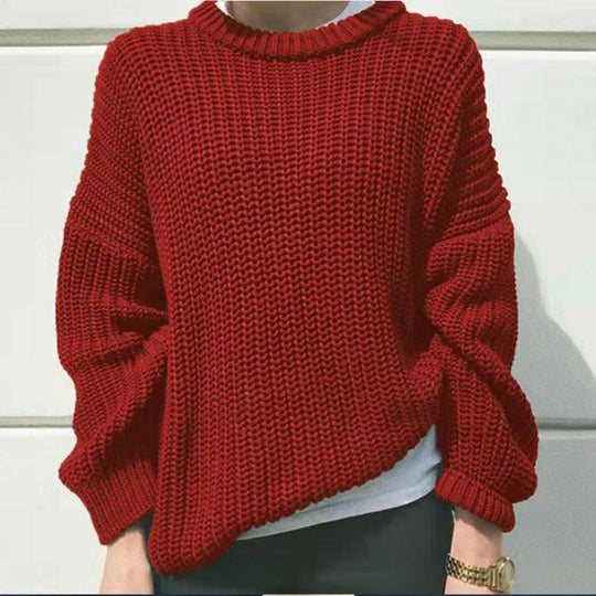 Shopnory | Fester Strickpullover mit Hochwertiger Verarbeitung