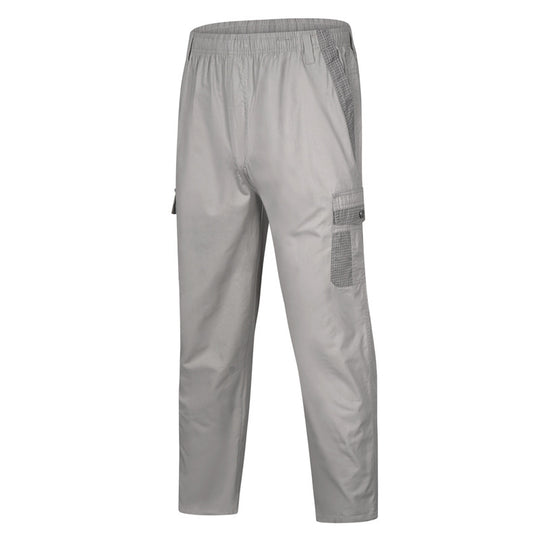 Herren Cargo-Freizeithose mit elastischem Bund, Mehrfach‑Taschen und Mesh‑Einsätzen Shop Nory